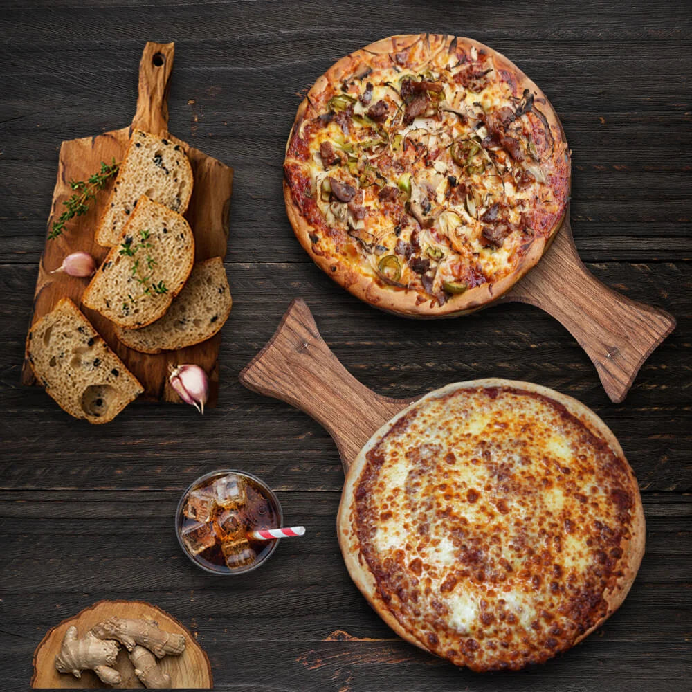 Combo #2 - 2 Large Pizzas, 8 Garlic Knots & 2L Soda