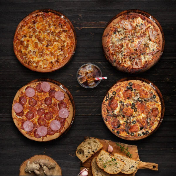 Combo #4 - 4 Large Pizzas & 2L Soda