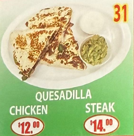 #31 Quesadilla Chicken
