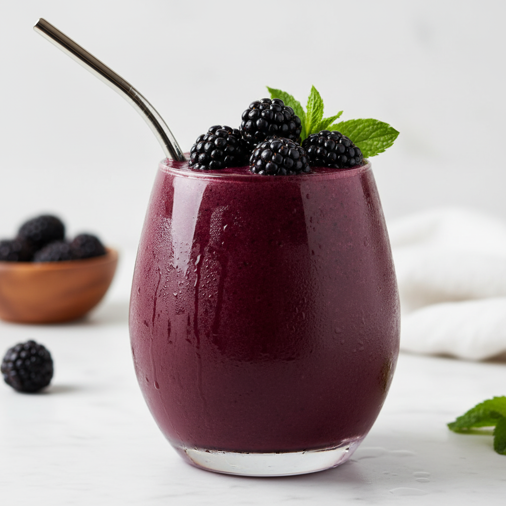 Blackberry Smoothie / Batido de Mora